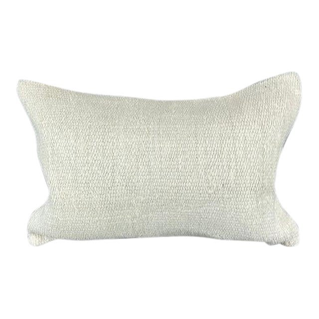 16 x 24 Hemp Pillow Turkish Cushion Natural White Pillow Cushion Cover For Sale