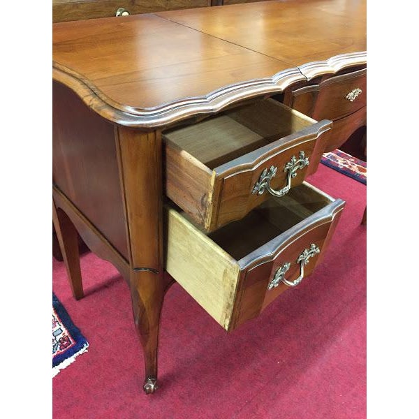 1960s Vintage French Provincial Cherry Vanity Chairish