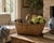A beautifully woven early 20th century American splint oak basket with warm honeyed tones and a tightly constructed...