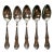 Tiffany & Company Set of 5 Serving Spoons 1884 Regent For Sale