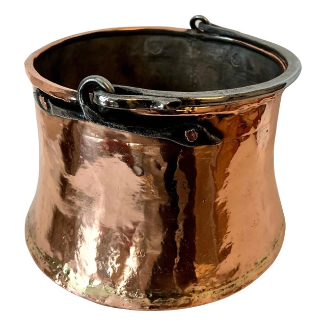 19th English Century Copper Pot Centerpiece Jardiniere or Planter For Sale