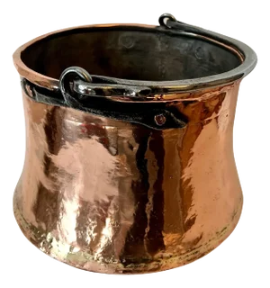 19th English Century Copper Pot Centerpiece Jardiniere or Planter