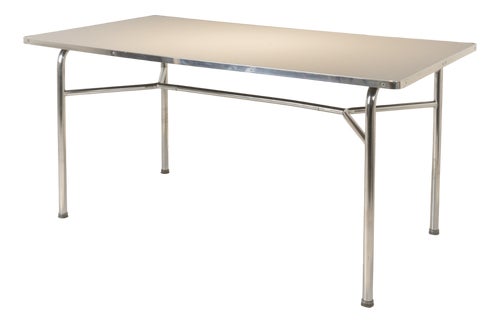 Dining Table in Steel Tube from Mauser Works Waldeck, 1950s