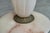 Art Deco Side Table in Carved Alabaster and Patinated Brass, Italy, 1940s For Sale - Image 3 of 11