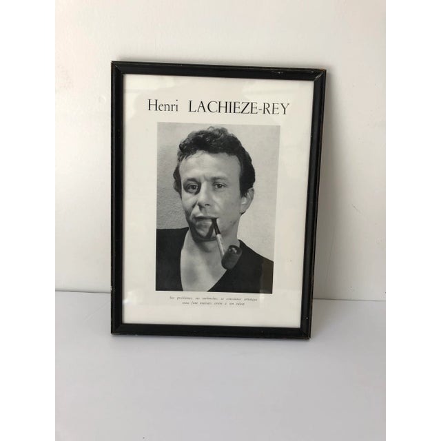 Henri Lachieze-Rey France C.1960’s Printed Photo 10x13 For Sale - Image 4 of 4