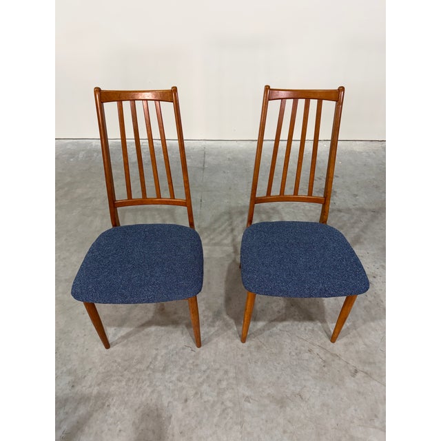 1960s Danish Teak Mid Century Dining Chairs, Set of 4 For Sale - Image 5 of 12