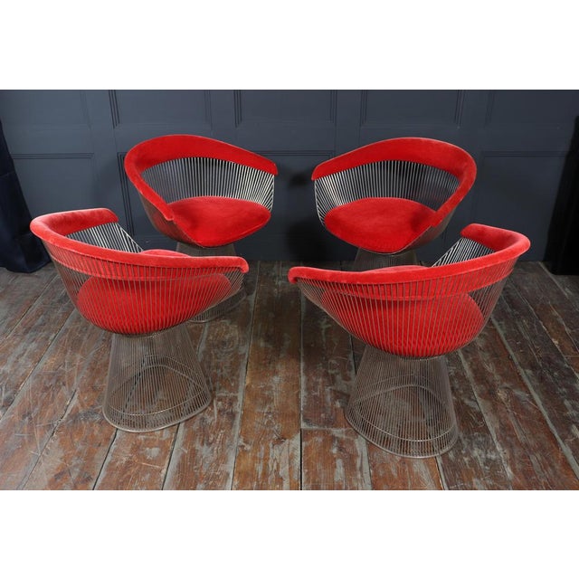 Vintage Dining Chairs by Warren Platner for Knoll, 1980, Set of 4 For Sale - Image 13 of 18