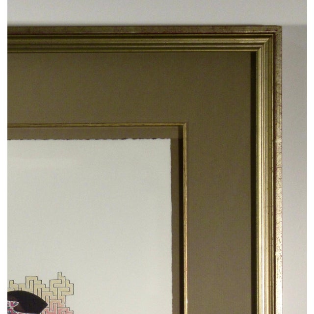 Hiroshi Murata Autumn Fans 1982 Reproduction Print For Sale In San Francisco - Image 6 of 6