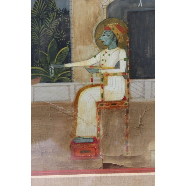 18th C. Indian Gouache Painting For Sale In San Diego - Image 6 of 12