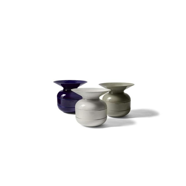 Torrecotta Vases by Davide Oldani and Attila Veres for Cassina, Set of 3 For Sale - Image 4 of 14