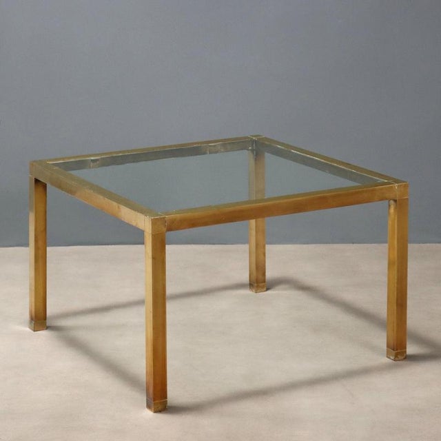 Vintage Coffee Table in Glass, 1980s For Sale - Image 9 of 9