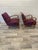 Set Vintage Relax Chairs by Halabala, 1950 Upholstery in good condition Base and wood and springs in good condition Two...