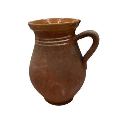 Farmhouse Antique Hungarian Folk Art Pottery For Sale - Image 3 of 5