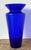 Glass Vintage Boho Monumental Cobalt Glass Vase For Sale - Image 7 of 7