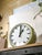 Double-Faced Illuminated Railway Station Clock with Green Quartz Conversion from RFT, Germany, 1950s For Sale - Image 13 of 14