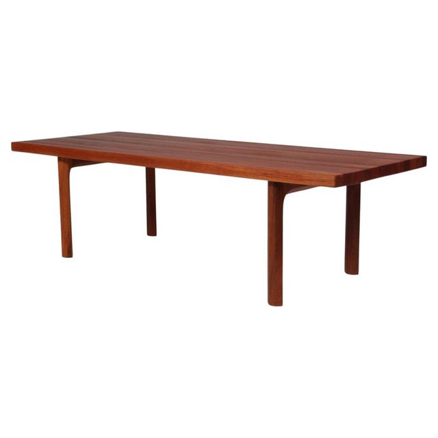 Wood Coffee Table in Teak by Illum Wikkelsø, 1960s For Sale - Image 7 of 7