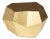 Three Rocks Medium Coffee Table in Gold Leaf from Insidherland For Sale