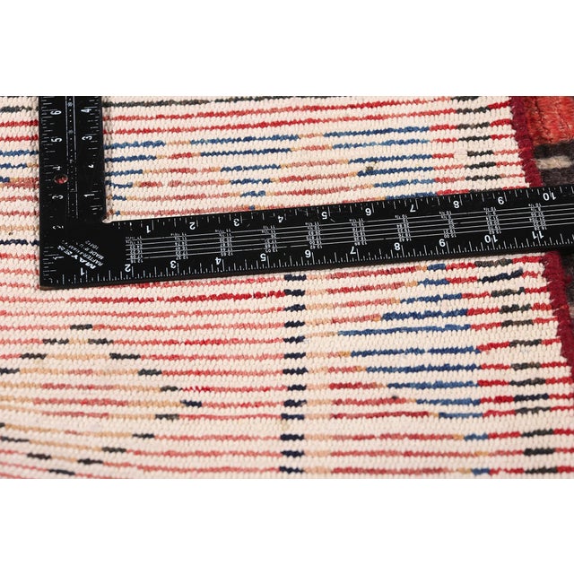 Vintage Persian Lori Checkerboard Rug - 05'05 X 06'02 For Sale In Dallas - Image 6 of 9