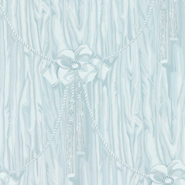 Sanderson Wilsford Wallpaper in Celeste - a Sample For Sale