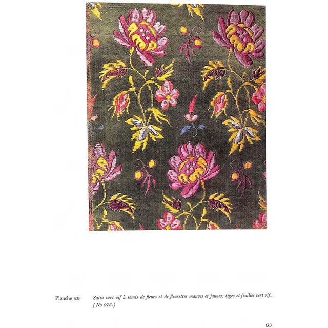 "Textiles en Europe Sous Louis Xv: The Most Beautiful Specimens in the Richilieu Collection" 1964 Weigert, Roger-Armand For Sale - Image 11 of 12