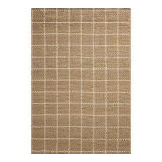 Chris Loves Julia x Loloi Fletcher Natural / Ivory 7'-9" x 9'-9" Area Rug For Sale