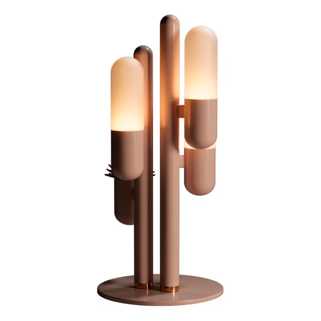 Cactus Table Lamp by Creativemary For Sale