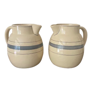 A Roseville Creamware Venetian Pitcher