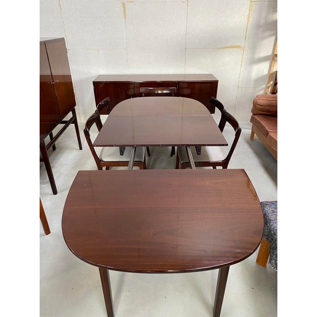 Rungstedlund Dining Table and Chairs by Ole Wanscher for P. Jeppesen, Denmark, 1970s, Set of 8 For Sale - Image 13 of 18