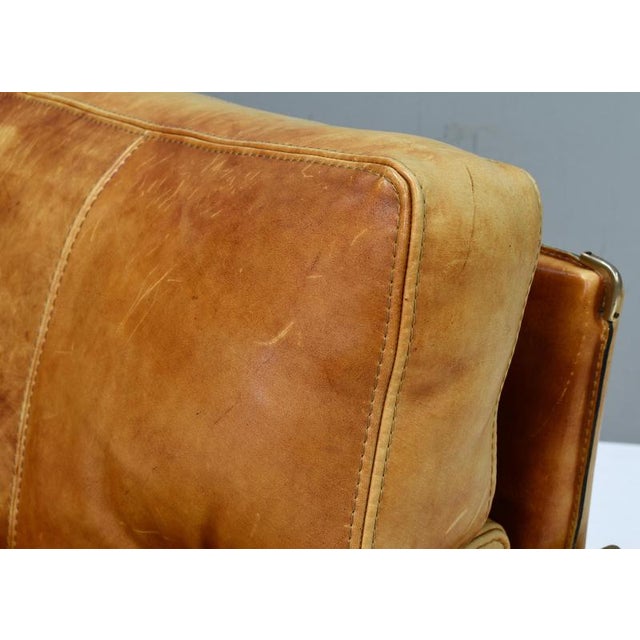 Arcon Sofas in Buffalo Leather by Marco Milisich, Italy, 1970s, Set of 2 For Sale - Image 12 of 18
