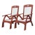 Estate Tropical Plantation/ Swedish Modern Teak Adirondack Chairs - A Pair For Sale