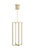 Contemporary Visual Comfort Modern Kenway 18 Pendant LED Natural Brass For Sale - Image 3 of 3
