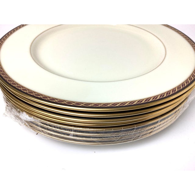 1960s Lenox Monroe China Dinner Plates- Set of 8 | Chairish