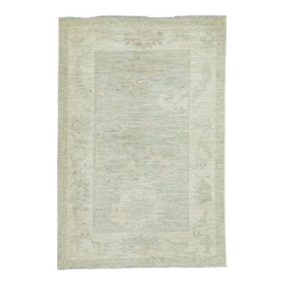 Oushak Rug 3'2"x 4'10" For Sale