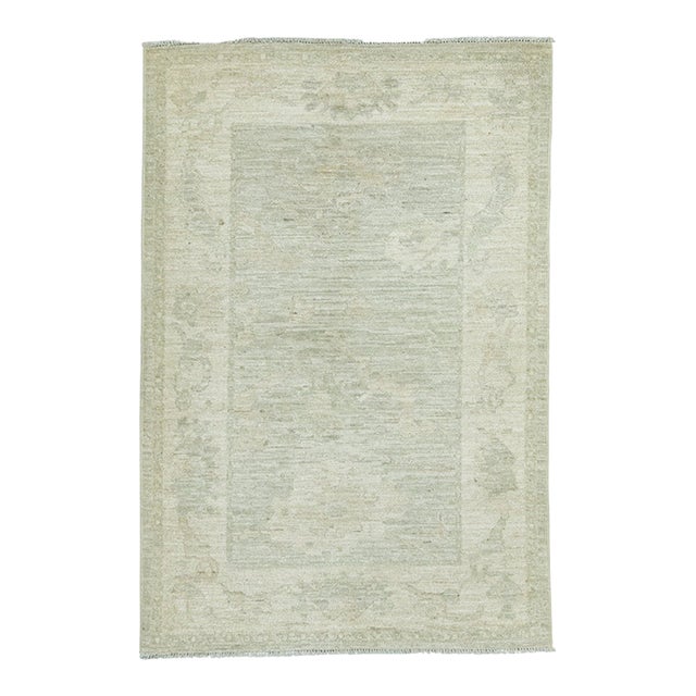 Oushak Rug 3'2"x 4'10" For Sale
