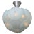 Enormous Vintage Italian Globular Glass Chandelier Attributed to Vistosi For Sale