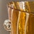Amber Vintage 1970s Venini for Disaronno Murano Glass Ice Bucket, Amber & White For Sale - Image 8 of 17