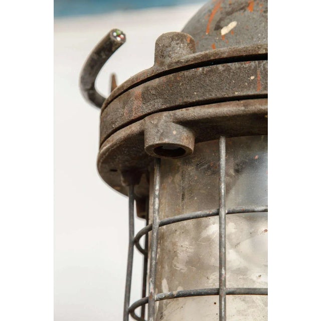 Metal Industrial Factory Lighting, 1950s For Sale - Image 7 of 9