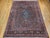 1900 - 1909 Vintage Persian Bibikabad Rug, Hand-Knotted Wool, Herati Geometric Pattern, Rust Red & Blue, 9x12 For Sale - Image 5 of 18
