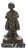 Renzo Zacchetti, Little Girl with Doll, 1920s, Bronze on Marble Base For Sale