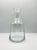 Vintage Clear Etched Glass Carafe For Sale - Image 4 of 9