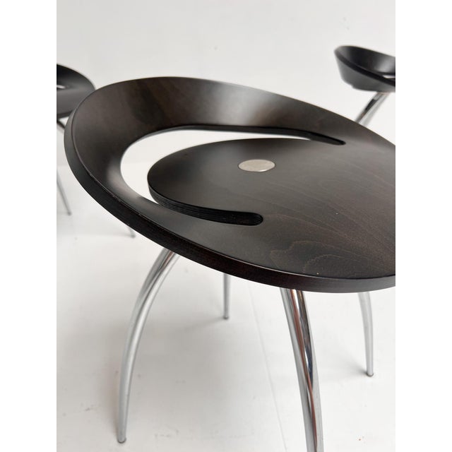 Mid-Century Modern Magis Lyra Stools by Sigurdur Thorsteinson, 1990s, Set of 3 For Sale - Image 3 of 13