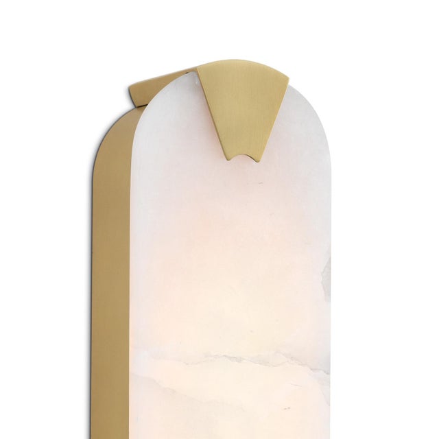 Houston Alabaster Linear Sconce For Sale - Image 4 of 7
