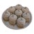 Vintage Italian Pot De Creme Set With Rosebud Lids & Serving Tray For Sale