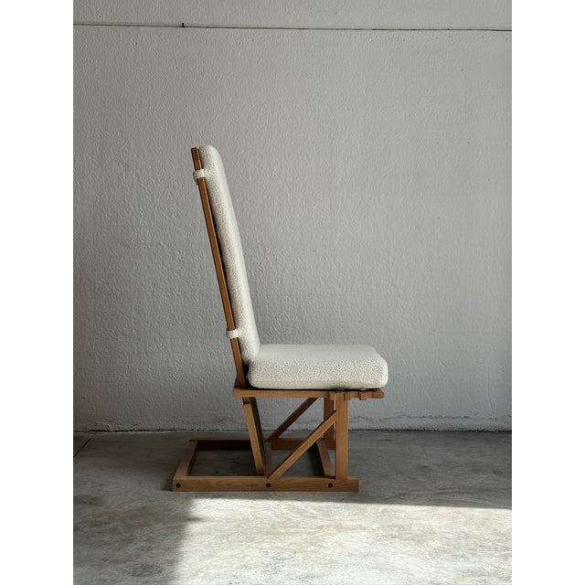 Brutalist Reclining Fabric Lounge Chair, 1960s For Sale - Image 11 of 13