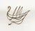 Mid-Century Swan Shaped Magazine Rack in Brass attributed to Maison Jansen, 1960s For Sale - Image 8 of 11