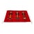 1ft 11in × 3ft 8in Southwestern Navajo Yei Russet Ancestor Area Rug For Sale