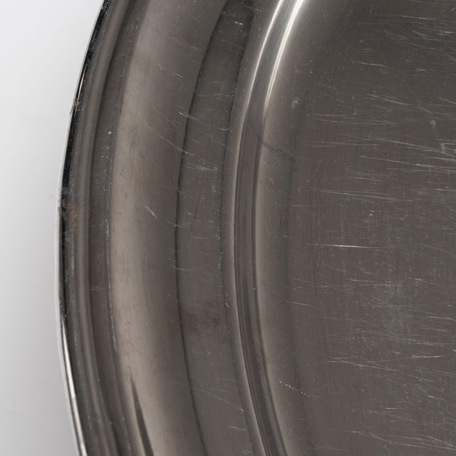 Early 20th Century Early 20th Century France Gray Silver Tray For Sale - Image 5 of 15