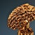 Gilt Metal "Money Tree" Sculpture on Lapis Lazuli Base For Sale - Image 9 of 10