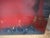 Textile Monumental Abstract Triptych – Hand-Painted Acrylic on Canvas – Palm Beach Estate – 108” X 60 For Sale - Image 7 of 10