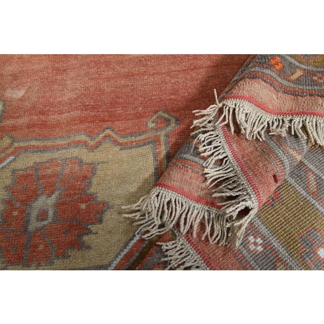 Vintage Persian Hand-Knotted red area rug is a semi-antique vintage area rug. The '70s Eastern region of Anatolian's...